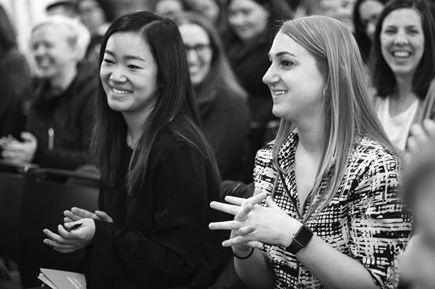 women at conference